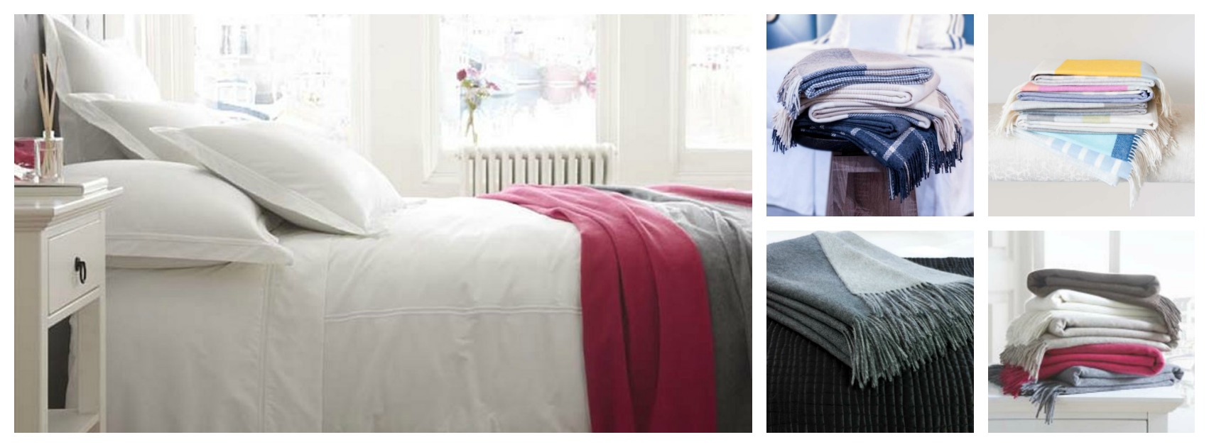 Snuggle up in gorgeous throws or blankets from The Fine Cotton Company www.thefinecottoncompany.com 