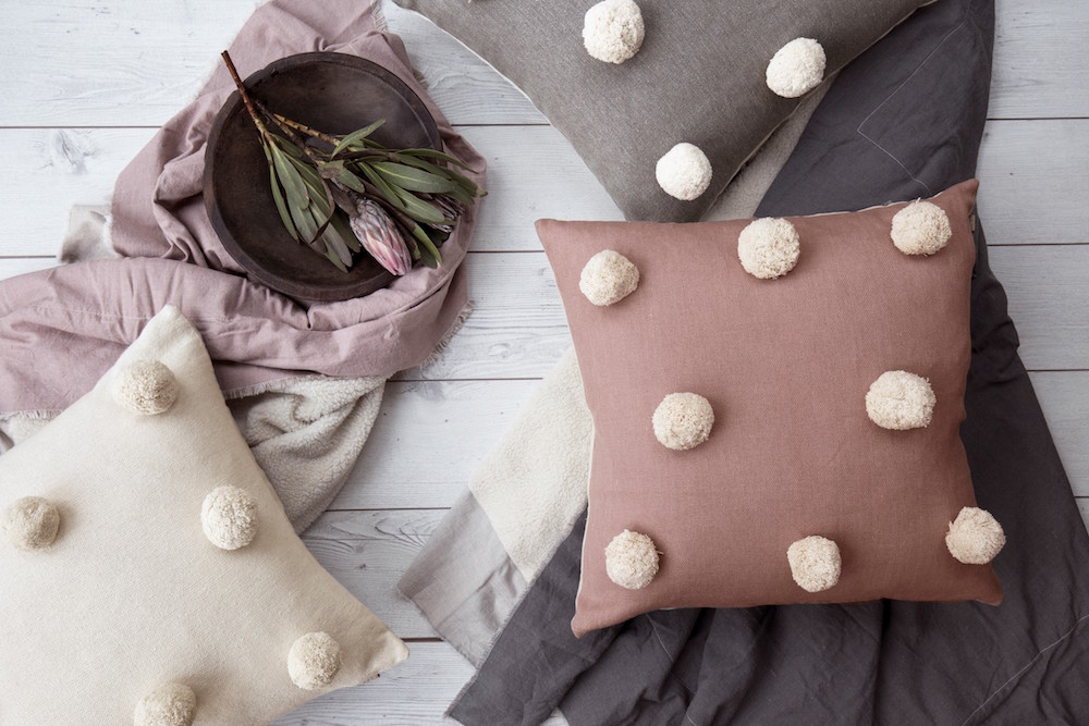 Shake Your Pom Pom Cushions The French Bedroom Co